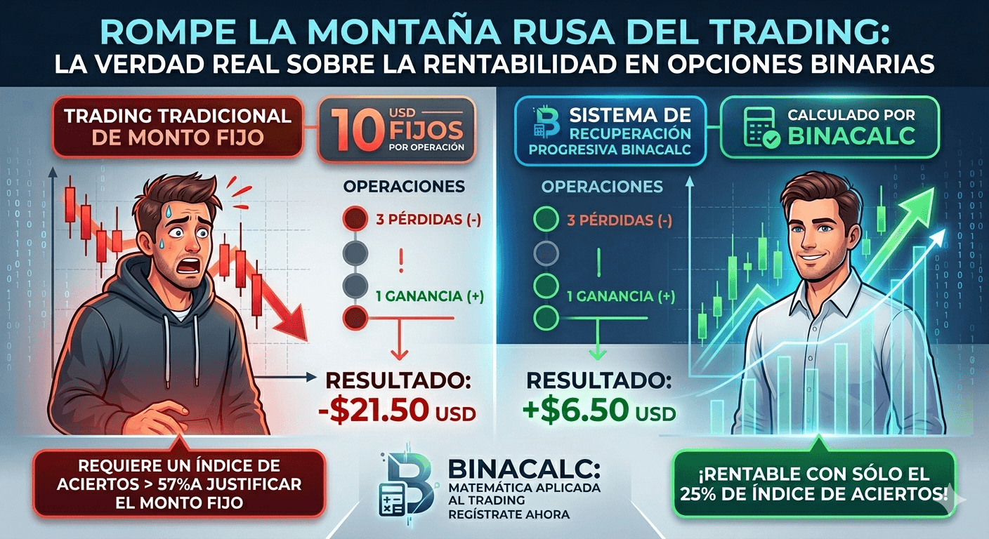 ¿Cómo ser rentable en Opciones Binarias? La verdad detrás del 95% que fracasa